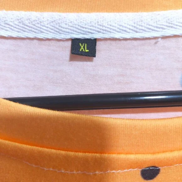 XL Top Sunflower Print Long Sleeve Bright Yellow - Picture 2 of 4